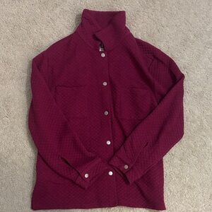 Muk Luks Burgundy Quilted Jacket